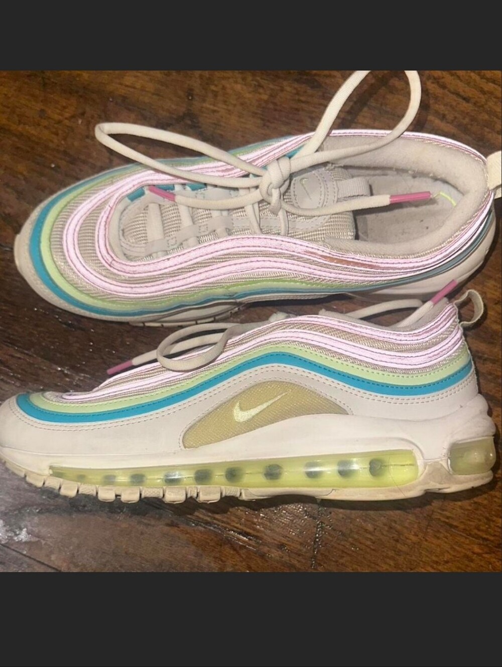 🌈Pastel Nike Air Max 97. Women's size 8.🌈